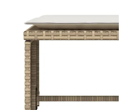 Sodo Kėdė Su Pakoja, Smėlio Spalvos, Poliratanas