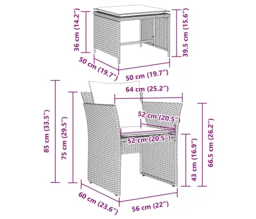 Sodo Kėdė Su Pakoja, Šviesiai Pilkos Spalvos, Poliratanas