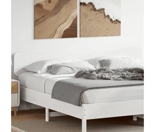 Galvgalis, 200 Cm, Balts, Priedes Masīvkoks Vidaxl