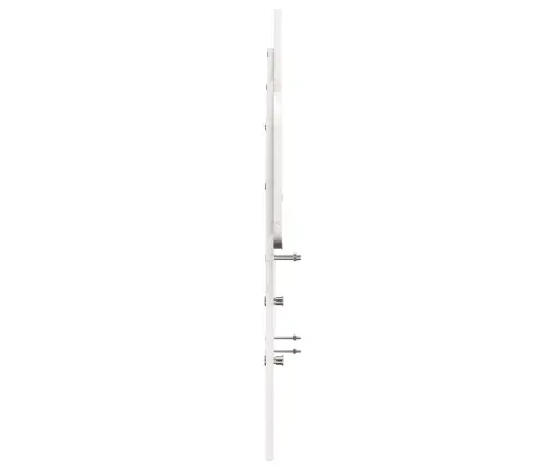 Galvgalis, Balta, 160 Cm, Priedes Masīvkoks Vidaxl Galvgalis, Balta, 160 Cm, Priedes Masīvkoks Vidaxl