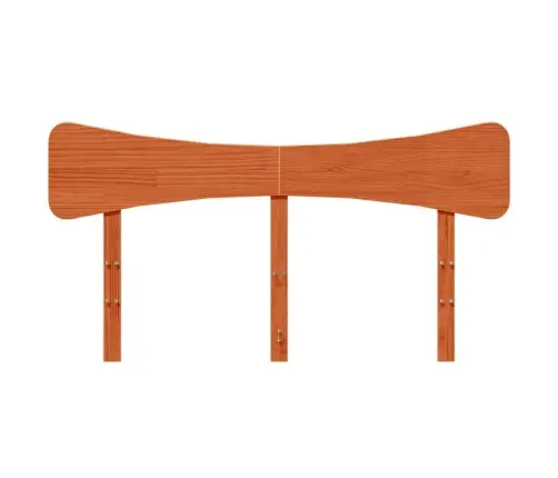 Galvgalis, Vaska Brūns, 140 Cm, Priedes Masīvkoks Vidaxl