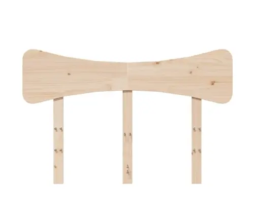 Galvgalis, 135 Cm, Priedes Masīvkoks Vidaxl