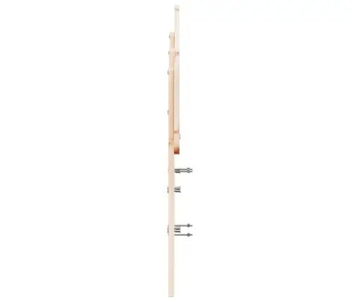 Galvgalis, 135 Cm, Priedes Masīvkoks Vidaxl