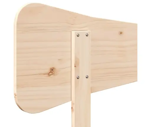 Galvgalis, 135 Cm, Priedes Masīvkoks Vidaxl