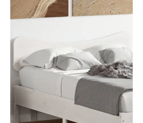 Galvgalis, Balta, 135 Cm, Priedes Masīvkoks Vidaxl