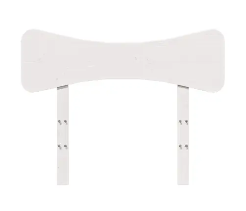 Galvgalis, Balts, 100 Cm, Priedes Masīvkoks Vidaxl