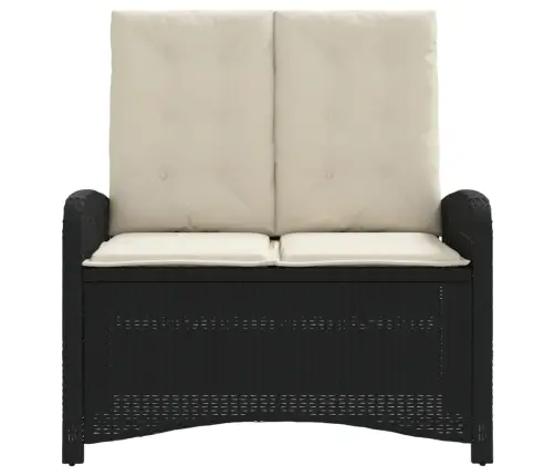 Atgāžams Dārza Sols Ar Matračiem, Melna Pe Rotangpalma Vidaxl Atgāžams Dārza Sols Ar Matračiem, Melna Pe Rotangpalma Vidaxl