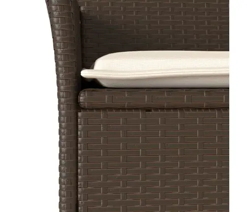 Dārza Krēsli, 2 Gab., Ar Matračiem, Pe Rotangpalma, Brūni Vidaxl