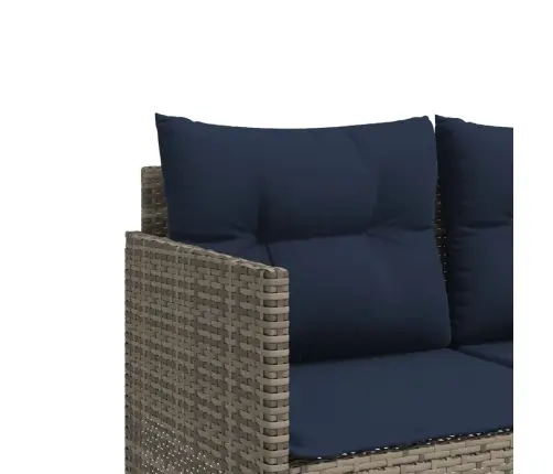 Päevitustool Padjaga, Hall, Polürotang