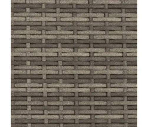 Päevitustool Padjaga, Hall, Polürotang