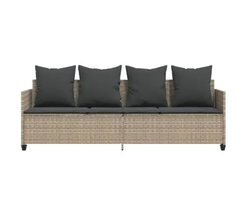 Sauļošanās Krēsls Ar Matračiem, Pe Rotangpalma, Gaiši Pelēks Vidaxl