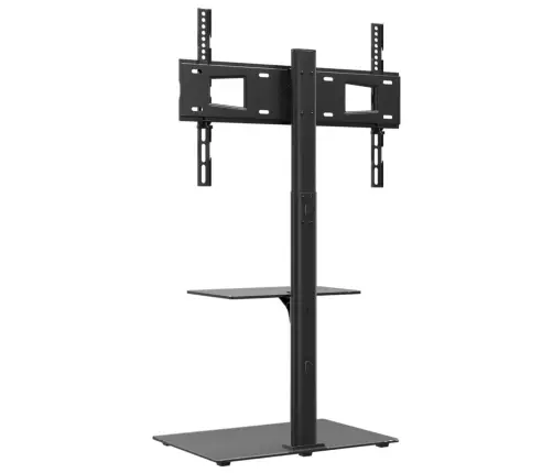 Stūra Tv Statīvs, 2 Līmeņi, 32-65 Collu Tv, Melns Vidaxl