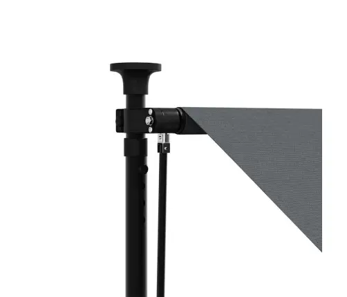 Ištraukiama Markizė, Antracito, 300X150cm Audinys Ir Plienas