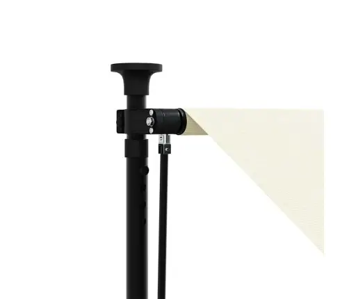 Izvelkama Markīze, 150X150 Cm, Krēmkrāsas, Audums, Tērauds Vidaxl