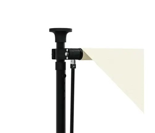 Ištraukiama Markizė, Kreminė, 300X150cm Audinys Ir Plienas