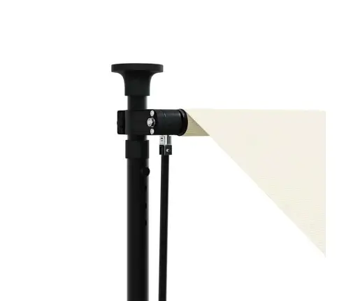 Ištraukiama Markizė, Kreminė, 400X150cm Audinys Ir Plienas