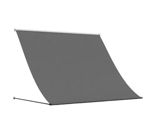 Izvelkama Markīze, 250X150 Cm, Antracītpelēka, Audums, Tērauds Vidaxl