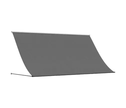 Izvelkama Markīze, 300X150 Cm, Antracītpelēka, Audums, Tērauds Vidaxl