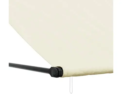 Izvelkama Markīze, 250X150 Cm, Krēmkrāsas, Audums, Tērauds Vidaxl