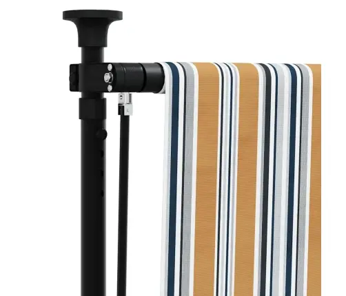 Väliruloo, Kollane Ja Valge, 150 X 270 cm Kangas Ja Teras