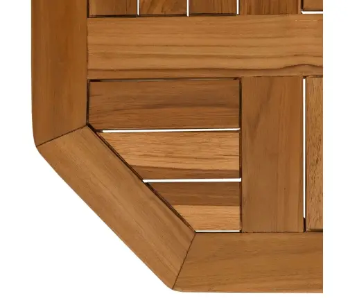 Lauaplaat, 40 X 40 X 2,5 cm Kaheksanurkne, Tiikpuu