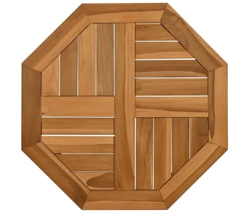 Lauaplaat, 50 X 50 X 2,5 cm Kaheksanurkne, Tiikpuu