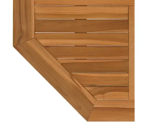 Lauaplaat, 80 X 80 X 2,5 cm Kaheksanurkne, Tiikpuu