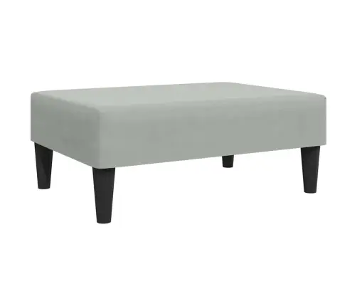 Dvivietė Sofa-Lova Su Pakoja, Šviesiai Pilkos Spalvos, Aksomas