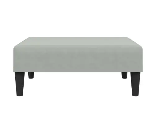 Dvivietė Sofa-Lova Su Pakoja, Šviesiai Pilkos Spalvos, Aksomas