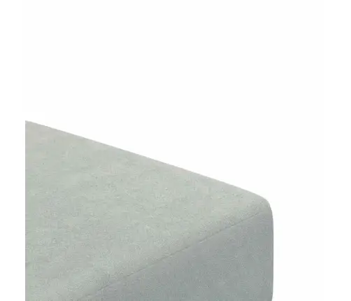 Dvivietė Sofa-Lova Su Pakoja, Šviesiai Pilkos Spalvos, Aksomas