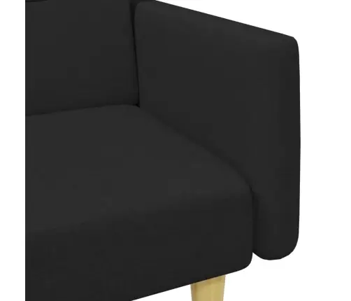 2-Kohaline Diivanvoodi Jalapingiga, Must, Kangas