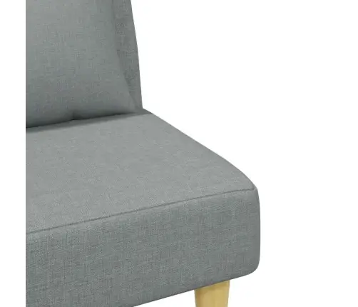 Dvivietė Sofa-Lova Su Pagalvėmis Ir Pakoja, Pilka, Audinys