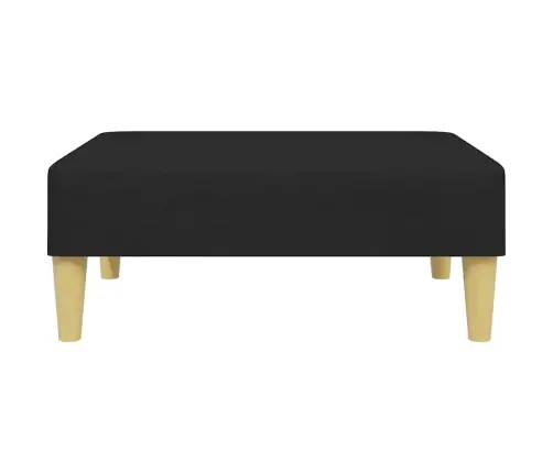 2-Kohaline Diivanvoodi, Patjade Ja Jalapingiga, Must, Kangas