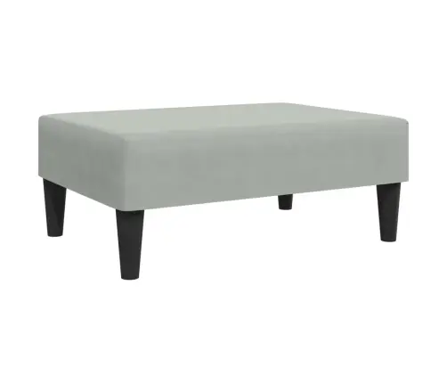 2-Osaline Diivanikomplekt Patjadega, Helehall, Samet