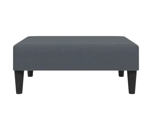 Divdaļīgs Dīvānu Komplekts Ar Spilveniem, Tumši Pelēks Samts Vidaxl