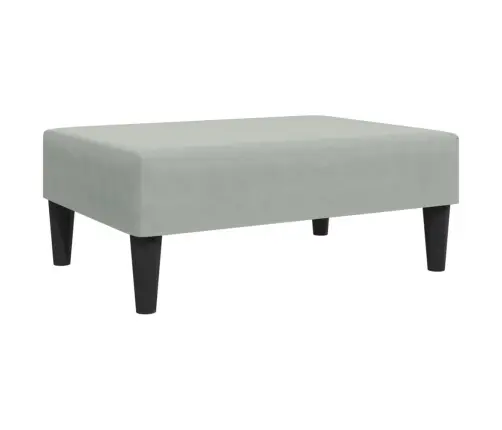 Sofos Komplektas Su Pagalvėmis, 2 Dalių, Pilkas, Aksomas