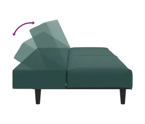 2-Osaline Diivanikomplekt, Tumeroheline, Samet