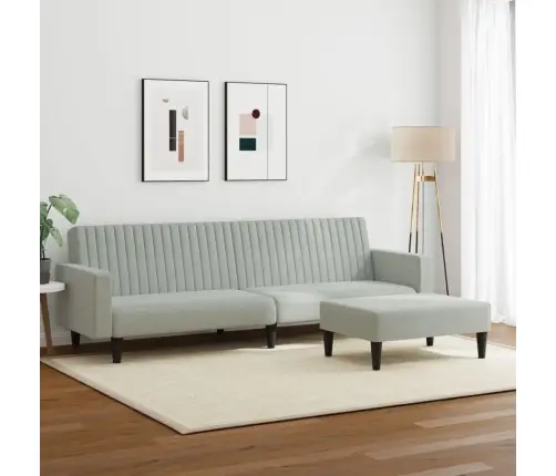 2-Osaline Diivanikomplekt, Helehall, Samet