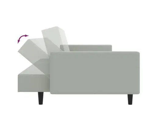 2-Osaline Diivanikomplekt, Helehall, Samet