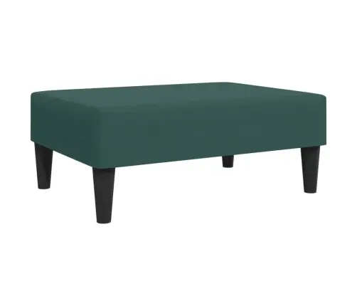 Divdaļīgs Dīvānu Komplekts, Tumši Zaļš Samts Vidaxl