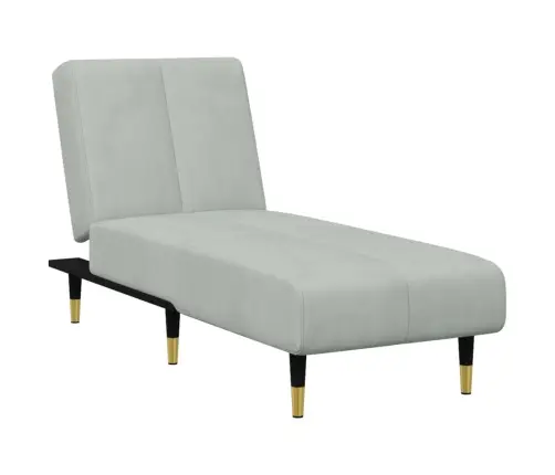 Divdaļīgs Dīvānu Komplekts, Gaiši Pelēks Samts Vidaxl