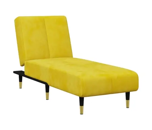 Divdaļīgs Dīvānu Komplekts, Dzeltens Samts Vidaxl