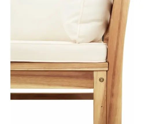 5-Daļīgs Dārza Atpūtas Mēbeļu Komplekts Ar Matračiem, Akācija Vidaxl