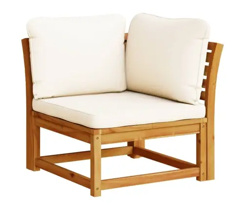 6-Osaline Aiamööbli Komplekt Patjadega, Akaatsiapuit