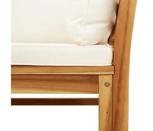 3-Osaline Aiamööbli Komplekt Patjadega, Akaatsiapuit Vidaxl