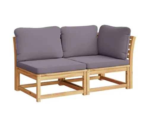 6-Daļīgs Dārza Atpūtas Mēbeļu Komplekts Ar Matračiem, Akācija Vidaxl