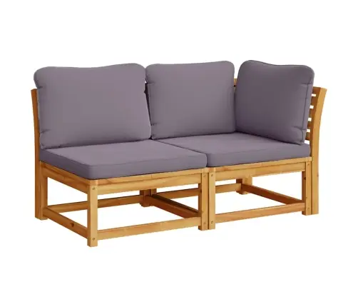 6-Daļīgs Dārza Atpūtas Mēbeļu Komplekts Ar Matračiem, Akācija Vidaxl