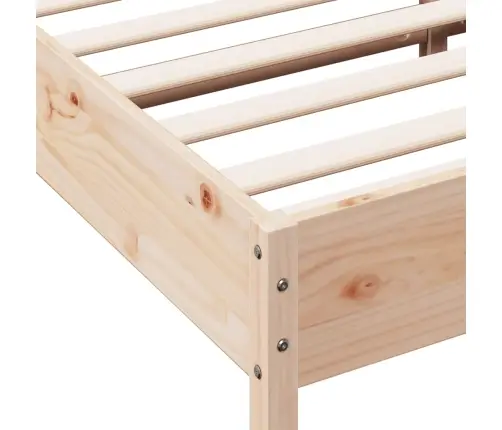 Gulta Bez Matrača, 200X200 Cm, Priedes Masīvkoks Vidaxl