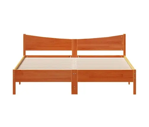 Voodiraam Ilma Madratsita, Vahapruun, 200 X 200 cm Männipuit