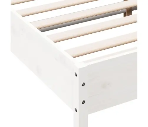 Lovos Rėmas Be Čiužinio, Baltas, 180X200cm Pušies Masyvas